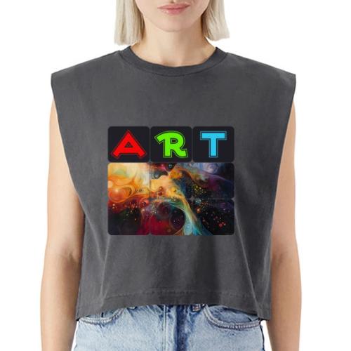 Waves of Art - Washed Women´s Muscle Tank Top