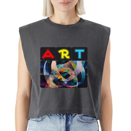 Art of Stripes and Shades - Washed Women´s Muscle Tank Top