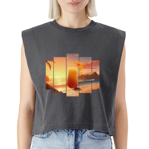 Squeeze the Day - Washed Women´s Muscle Tank Top