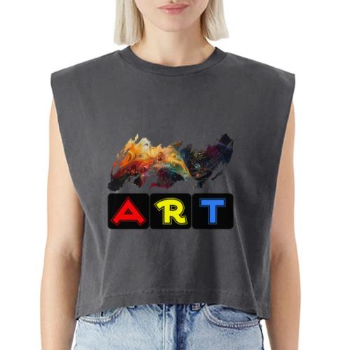 Pulse of Art - Washed Women´s Muscle Tank Top