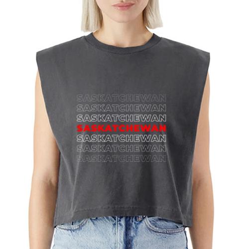 Saskatchewan Style - Washed Women´s Muscle Tank Top