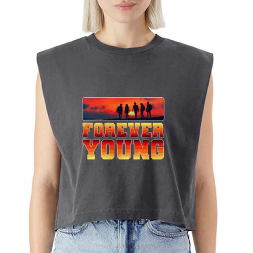 Forever Young - Washed Women´s Muscle Tank Top