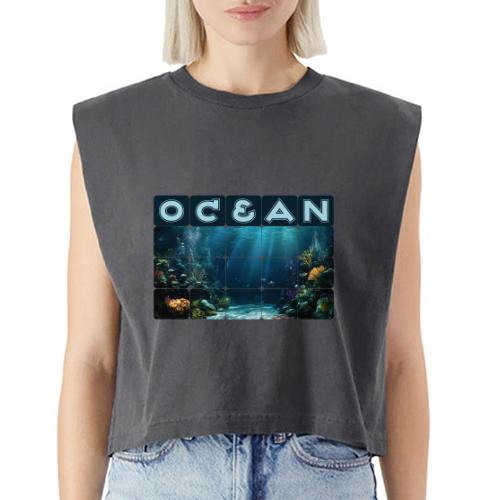 Ocean: Rainbow Reef Life - Washed Women´s Muscle Tank Top