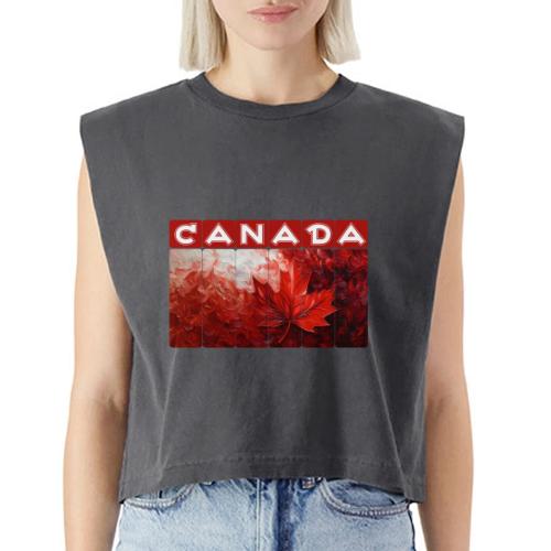 Canada Painted Pride - Washed Women´s Muscle Tank Top