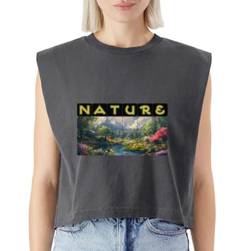 Nature: Spring Awakening - Washed Women´s Muscle Tank Top