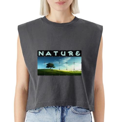 Nature: Solitary Strength - Washed Women´s Muscle Tank Top
