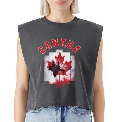 Canadian Pulse - Washed Women´s Muscle Tank Top