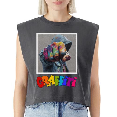 Graffiti: Urban Expression - Washed Women´s Muscle Tank Top