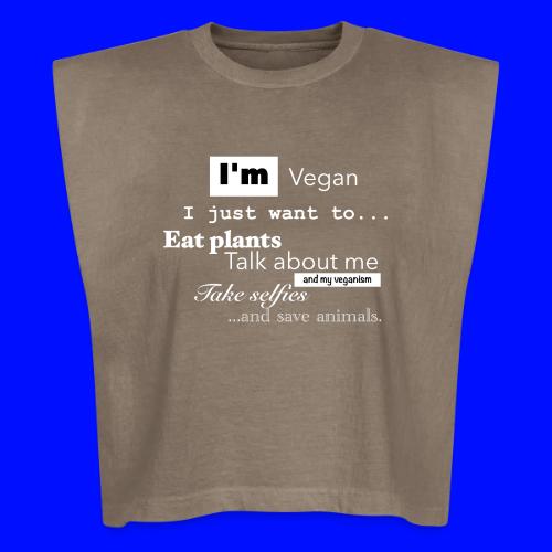 I'm a Vegan - Washed Women´s Muscle Tank Top