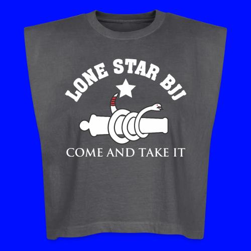 Lone Star BJJ - Come and Take It - White and Red - Washed Women´s Muscle Tank Top