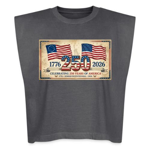 USA 250th Anniversary Flags Emblem - Washed Women´s Muscle Tank Top