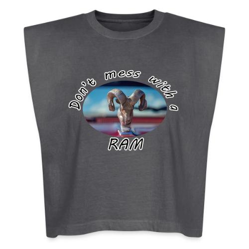 Don’t Mess with a RAM - Washed Women´s Muscle Tank Top