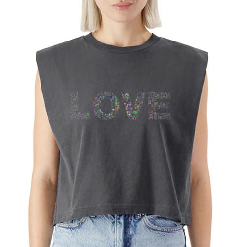 LOVE Peace Merchandise - Washed Women´s Muscle Tank Top