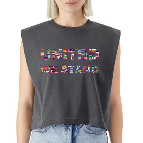 UNITED WE STAND - Washed Women´s Muscle Tank Top