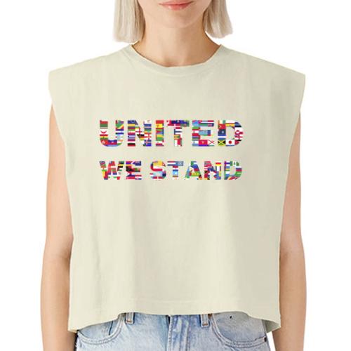 UNITED WE STAND - Washed Women´s Muscle Tank Top