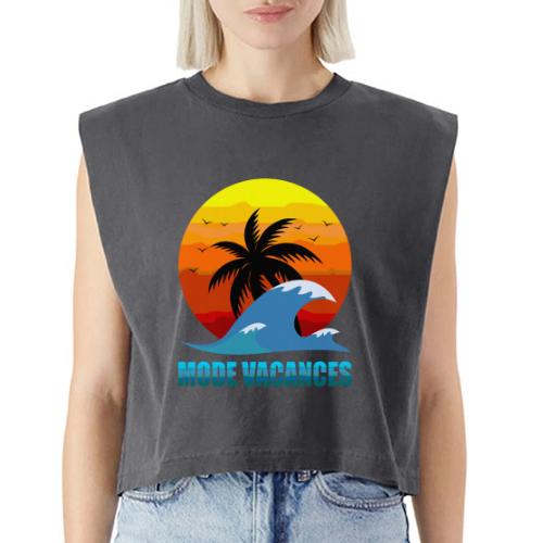 Vacation Mode: Tropical Escape - Washed Women´s Muscle Tank Top