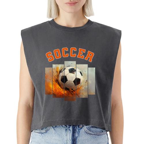 Soccer Iconic Touch - Washed Women´s Muscle Tank Top