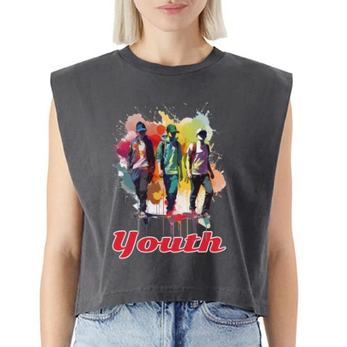 Forever Youthful - Washed Women´s Muscle Tank Top