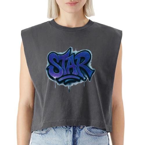 Cosmic STAR Graffiti Tag Tee - Washed Women´s Muscle Tank Top