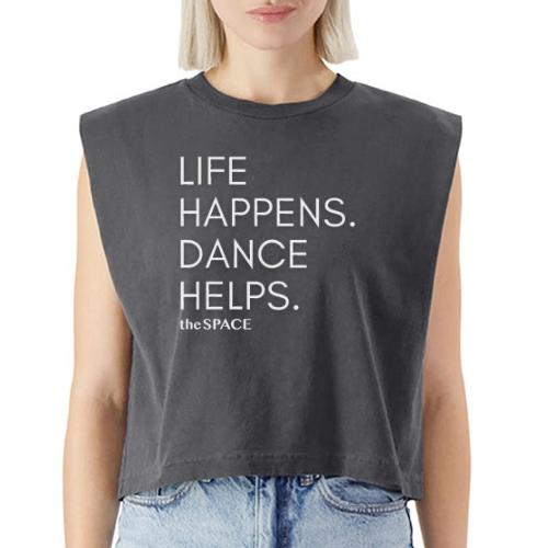 Life Happens - Washed Women´s Muscle Tank Top