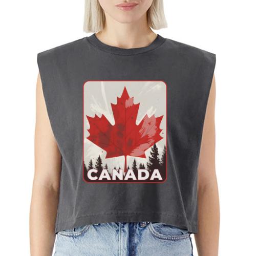 Echoes of Canada - Washed Women´s Muscle Tank Top