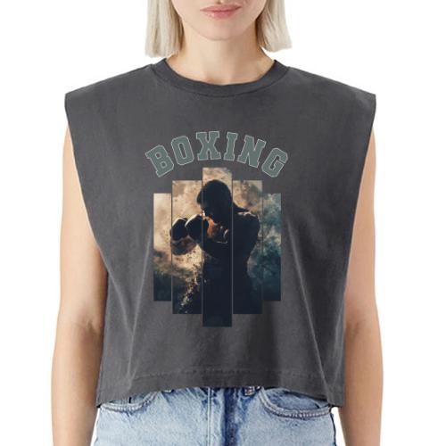 Boxing Spirit - Washed Women´s Muscle Tank Top