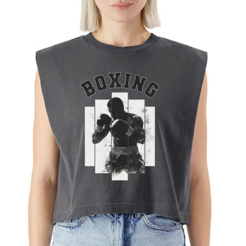 Born for Boxing - Washed Women´s Muscle Tank Top