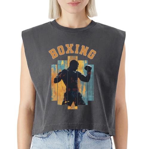 Boxing Is Life - Washed Women´s Muscle Tank Top