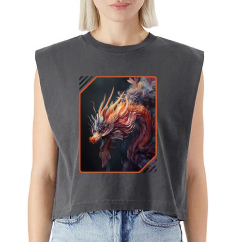 Dragon Dreams - Washed Women´s Muscle Tank Top