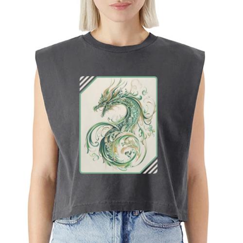 Brush of the Dragon - Washed Women´s Muscle Tank Top