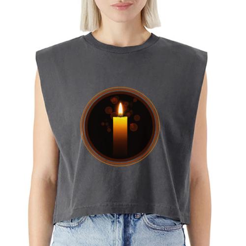 Candle - Washed Women´s Muscle Tank Top