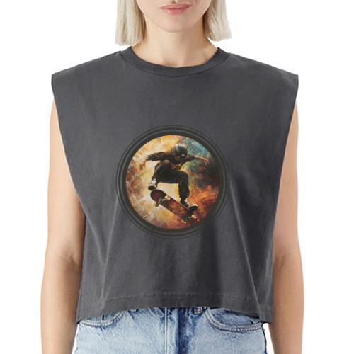 Skateboarding Flow - Washed Women´s Muscle Tank Top