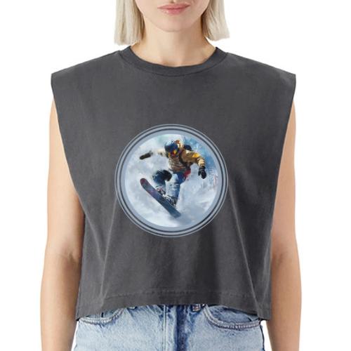 Snowboarding Life - Washed Women´s Muscle Tank Top