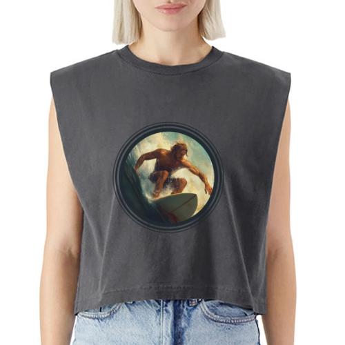 Surfing Rush - Washed Women´s Muscle Tank Top