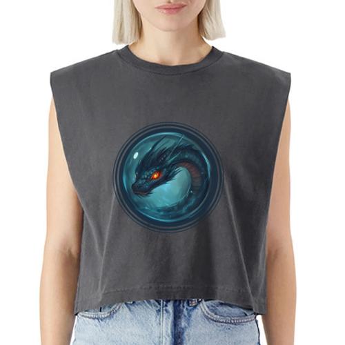 Dragon Sphere - Washed Women´s Muscle Tank Top