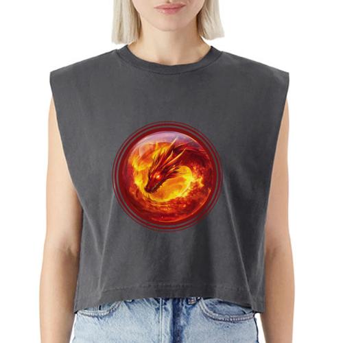 Dragon Blaze - Washed Women´s Muscle Tank Top
