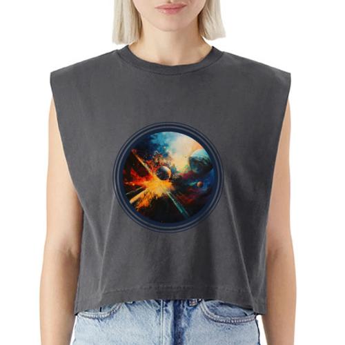 Planets in Turmoil - Washed Women´s Muscle Tank Top