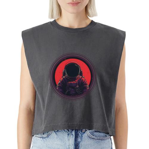 Astronaut: The universe is calling! - Washed Women´s Muscle Tank Top