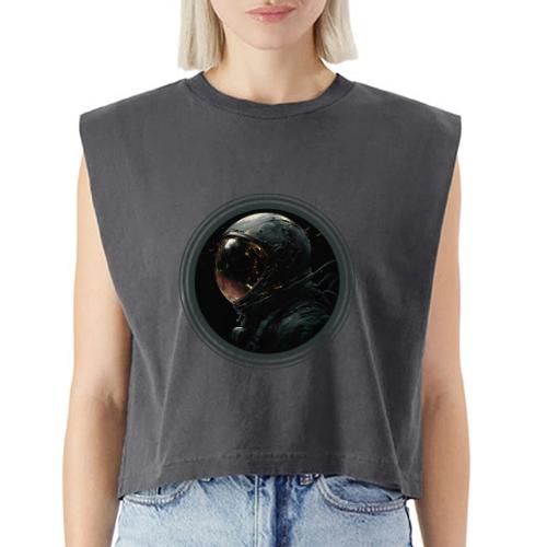 Astronaut: Reach for the stars - Washed Women´s Muscle Tank Top