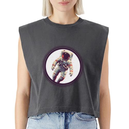 Astronaut: From Earth to the cosmos - Washed Women´s Muscle Tank Top