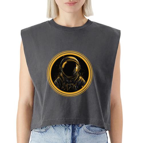 Astronaut: Suit Up for the Stars - Washed Women´s Muscle Tank Top