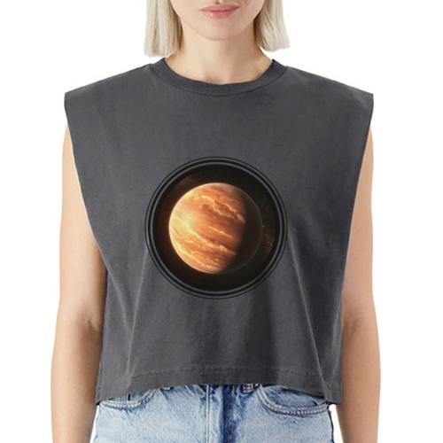 Exoplanet Frontiers - Washed Women´s Muscle Tank Top