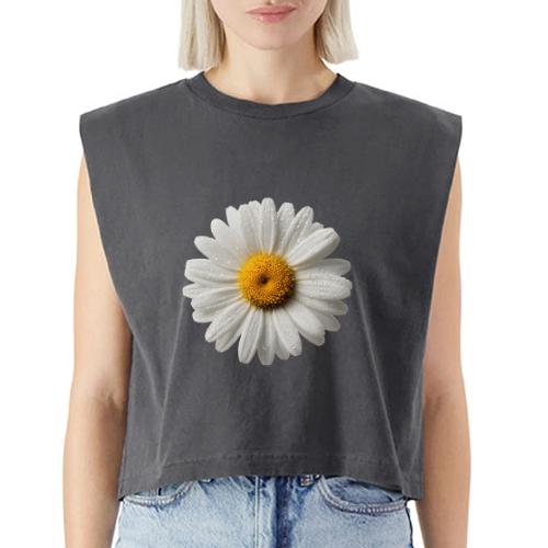 Morning Daisy Freshness - Washed Women´s Muscle Tank Top