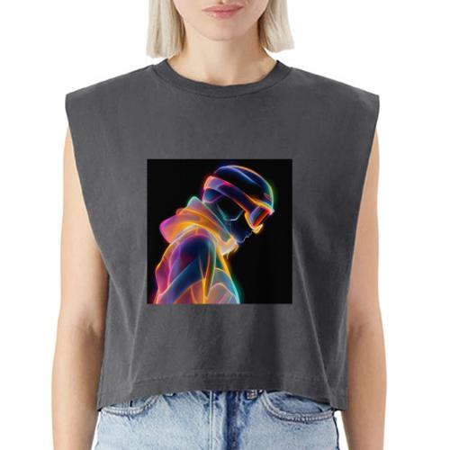 Snowboarding: Neon Gravity Ride - Washed Women´s Muscle Tank Top