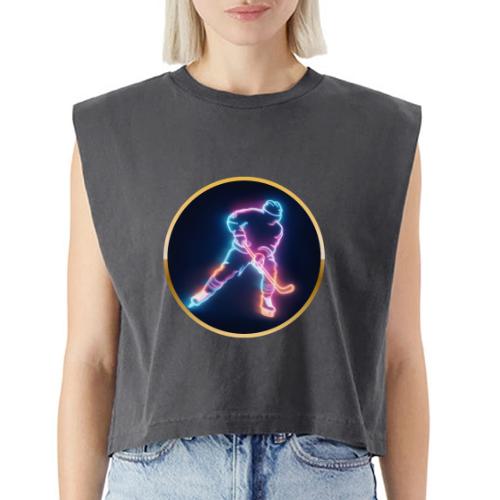 Golden Neon Hockey - Washed Women´s Muscle Tank Top