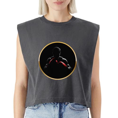 Boxing: Crimson Gloves Fighter - Washed Women´s Muscle Tank Top