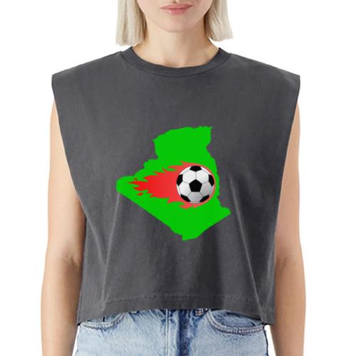 Algerian Football Fire - Washed Women´s Muscle Tank Top
