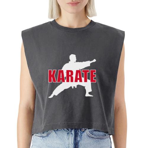 Karate Focus - Washed Women´s Muscle Tank Top