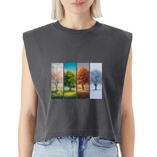 The four Seasons - Washed Women´s Muscle Tank Top