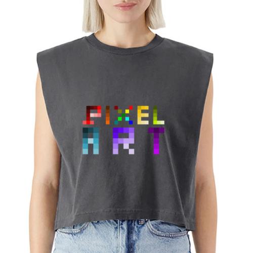 Pixel Art Spectrum - Washed Women´s Muscle Tank Top